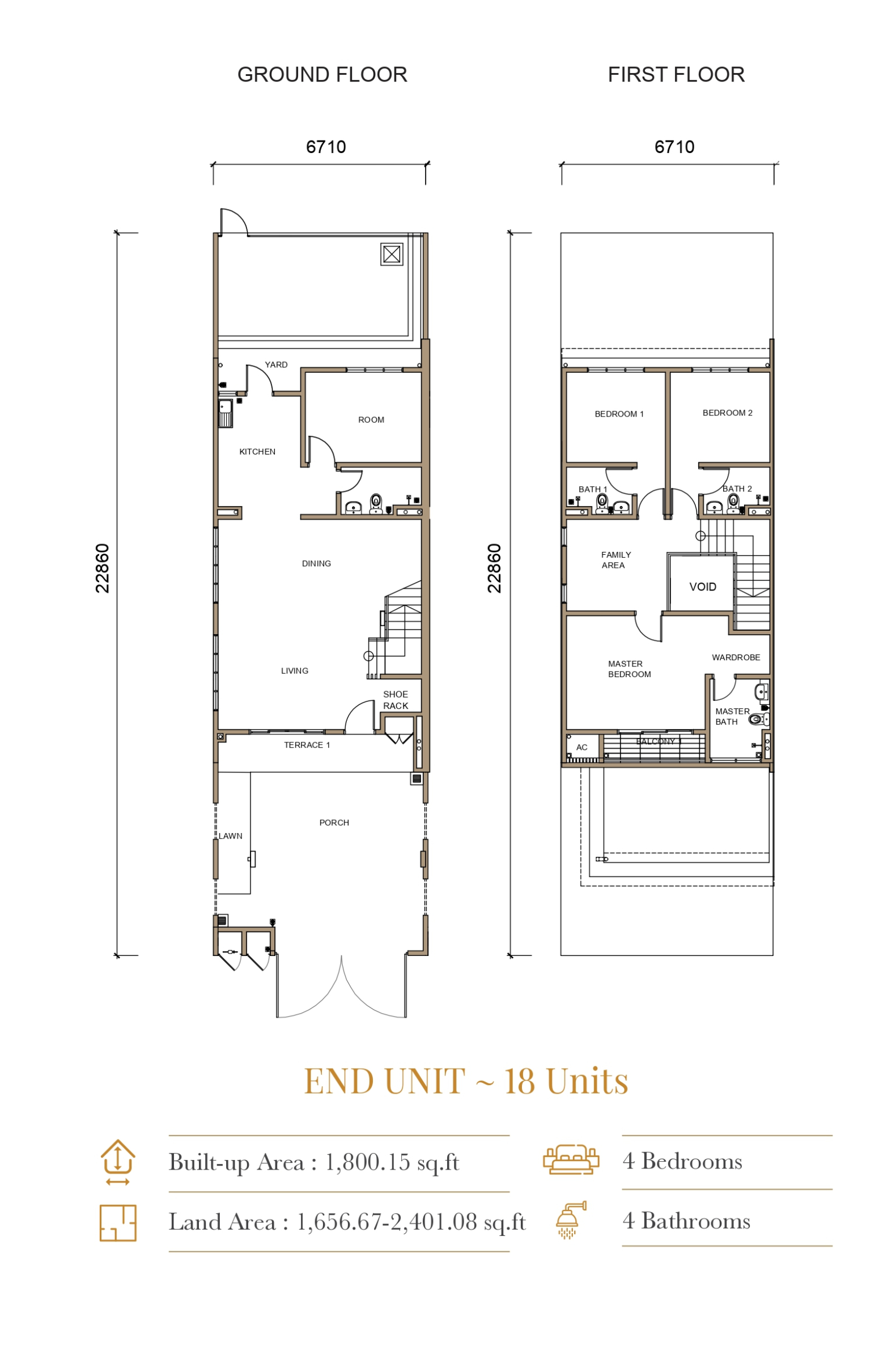 adenia floor plan end unit