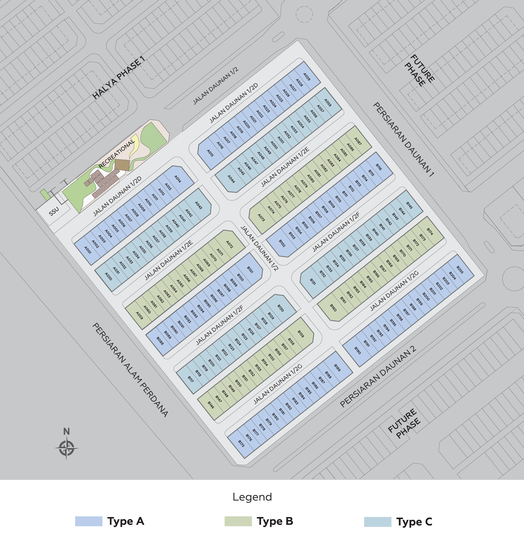 Site Plan Halya 2 @ Daunan Worldwide, Alam Perdana